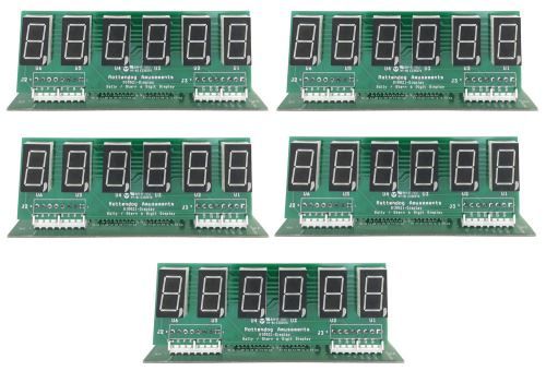Flipper: LED Display Set 6 stellig – Nuovo (secondo la descrizione) da Schalunen venduto da schwabspielautomaten 1