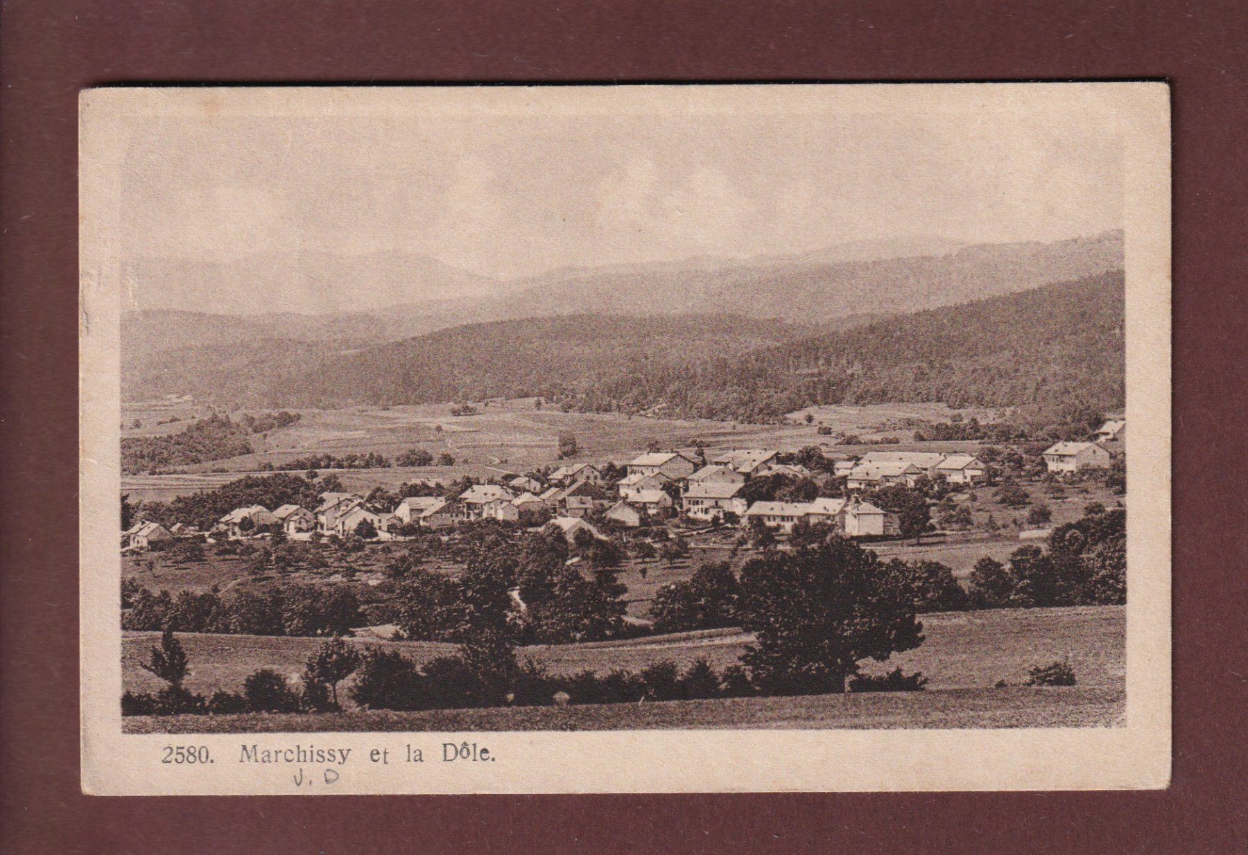 Cartoline postali: MARCHISSY et la Dôle – Usato da Pully venduto da nicecards
