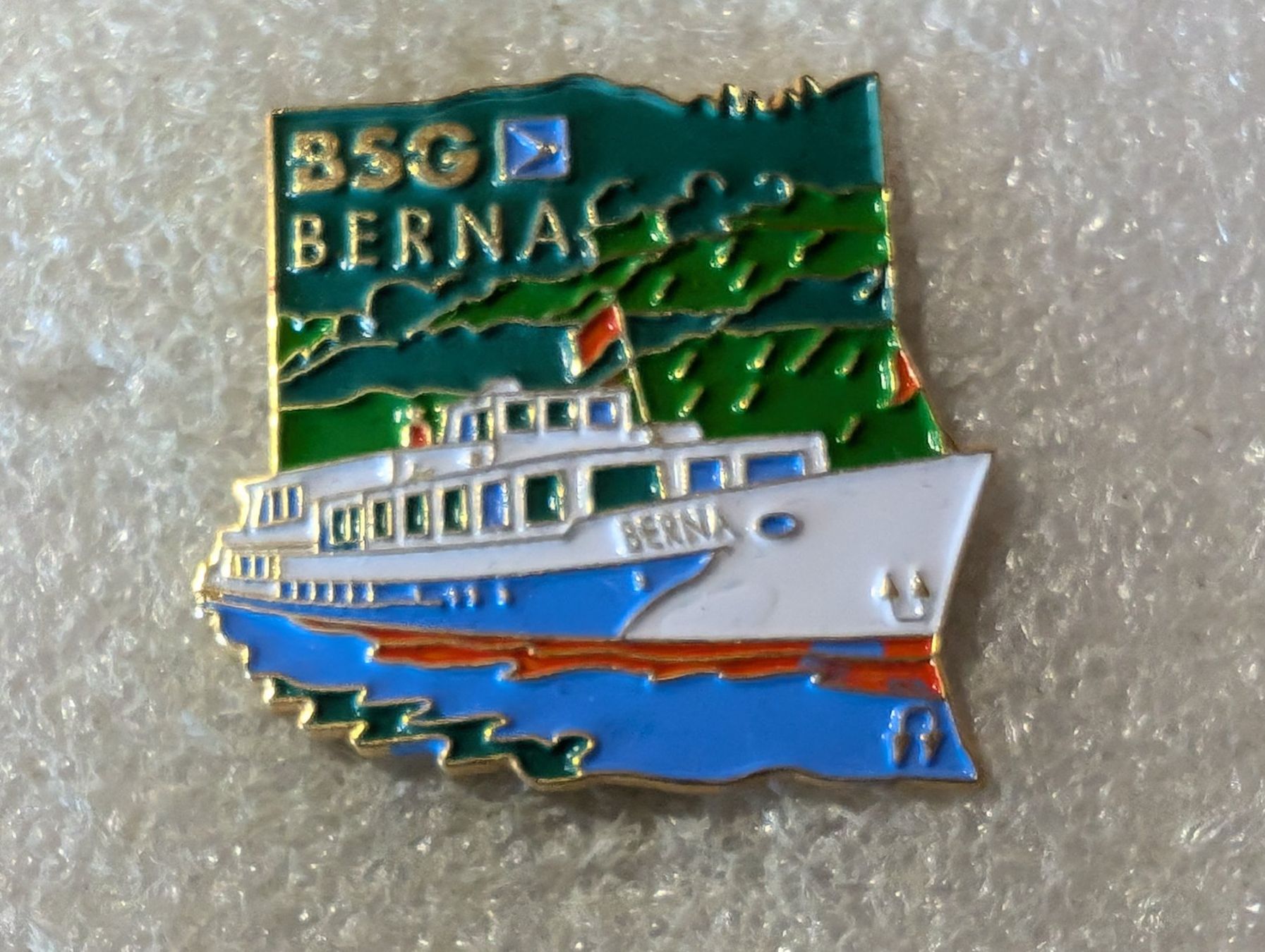 Placchette & Badge: Ansteckpin 157: Schiff BSG Berna – Usato da Oppligen venduto da Pin-Fall-Shop
