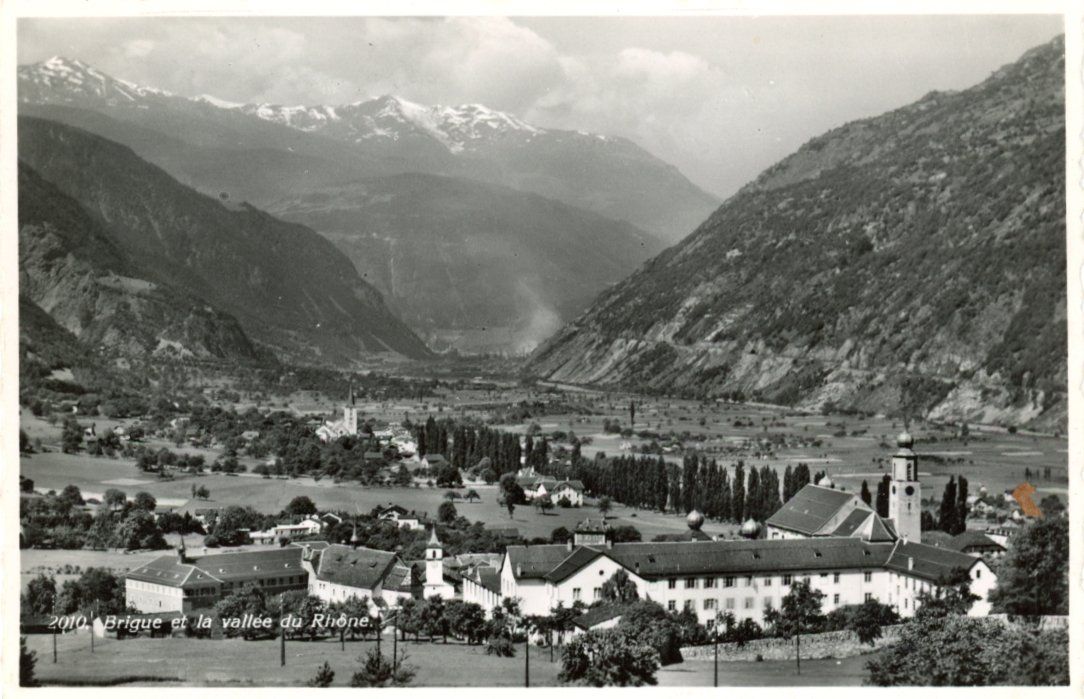 Ansichtskarten: Brig   VS        um 1947 – Gebraucht aus Brig von Valcards54