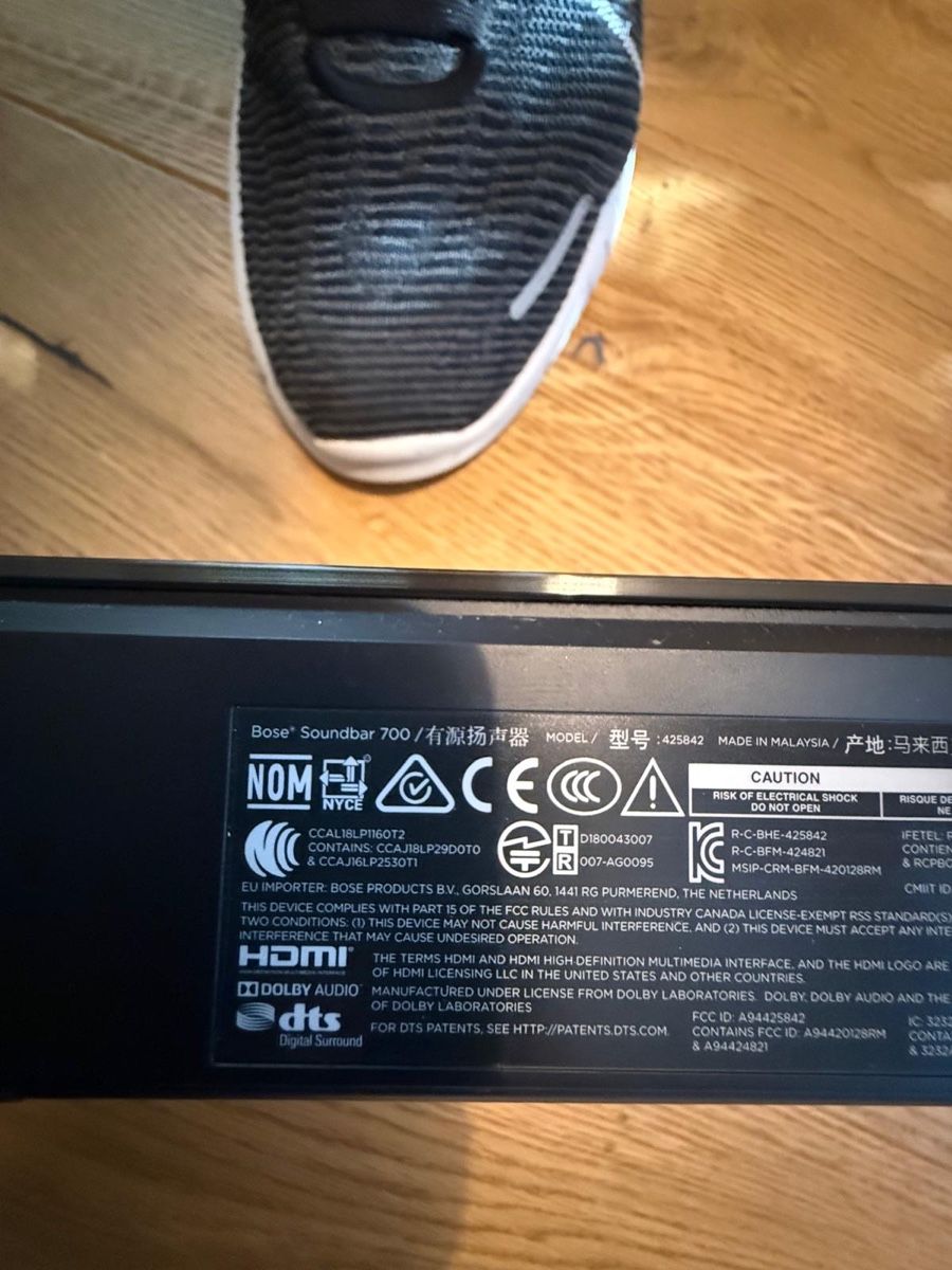 Bose Home Cinema: Bose Soundbar 700 mit Bass Modul 700 – Usato da Müswangen venduto da Vickylentsch 3