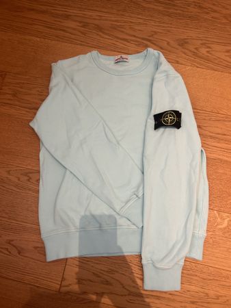 Stone Island Jumper, size 12, turquoise , perfect condition