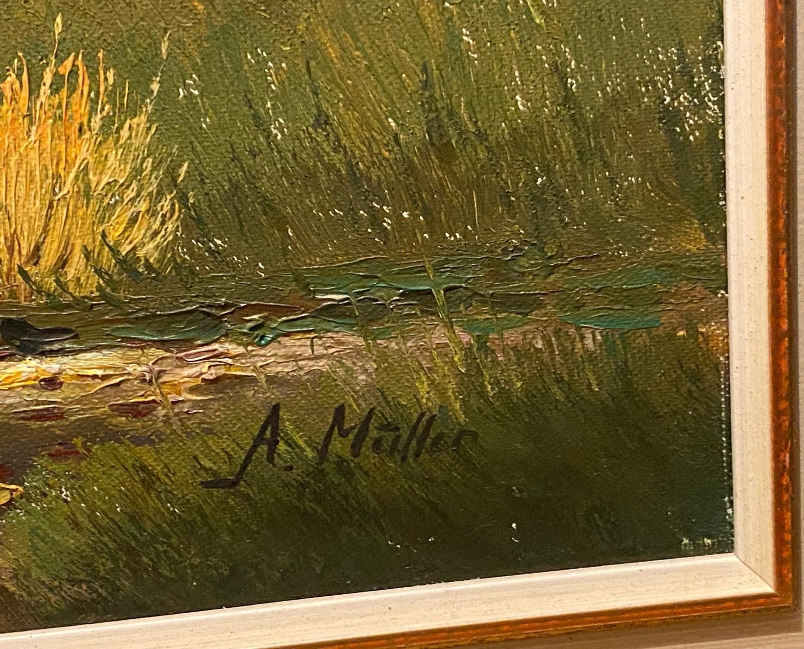 Dipinti: Bellissimo dipinto ad olio firmato A. Müller – Usato da Pura venduto da and_8dzs 1