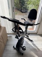 Vélo d'appartement avec dossier et élastique 