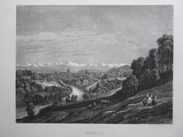 BERN  STAHLSTICH BLATTGRÖSSE CA. 34X25CM ZUSTAND GUT