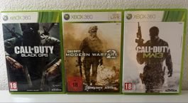 3 Call of Duty Spiele für Xbox 360