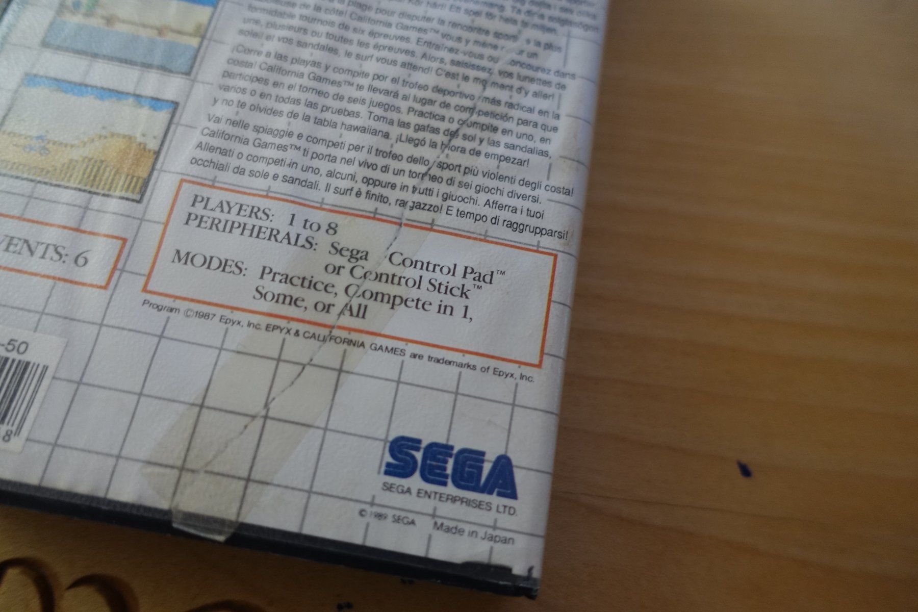 Sega Spiele: California Games – Gebraucht aus Steinach von Gamecetch 4