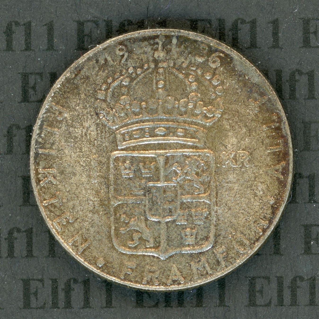Tutti le monete: SEK___1.00 1956 -vz 1 Krone – Usato da Widnau venduto da Elf11