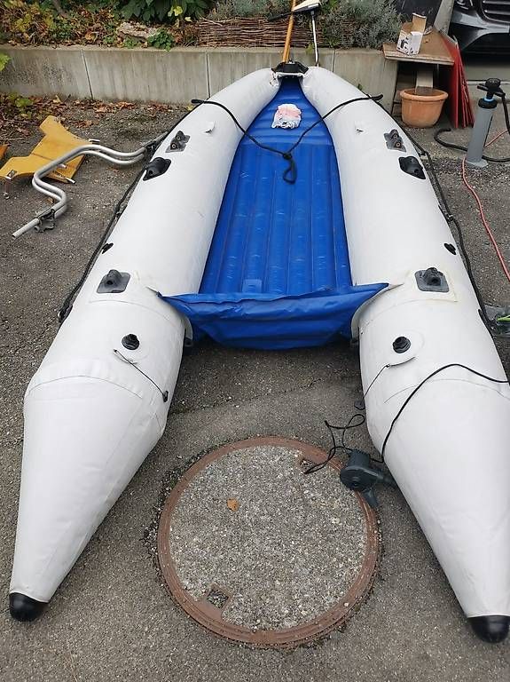 Zodiac Barche: JUMBO Zodiac Schlauchboot mit Segel – Usato da Zürich venduto da Ml80 2