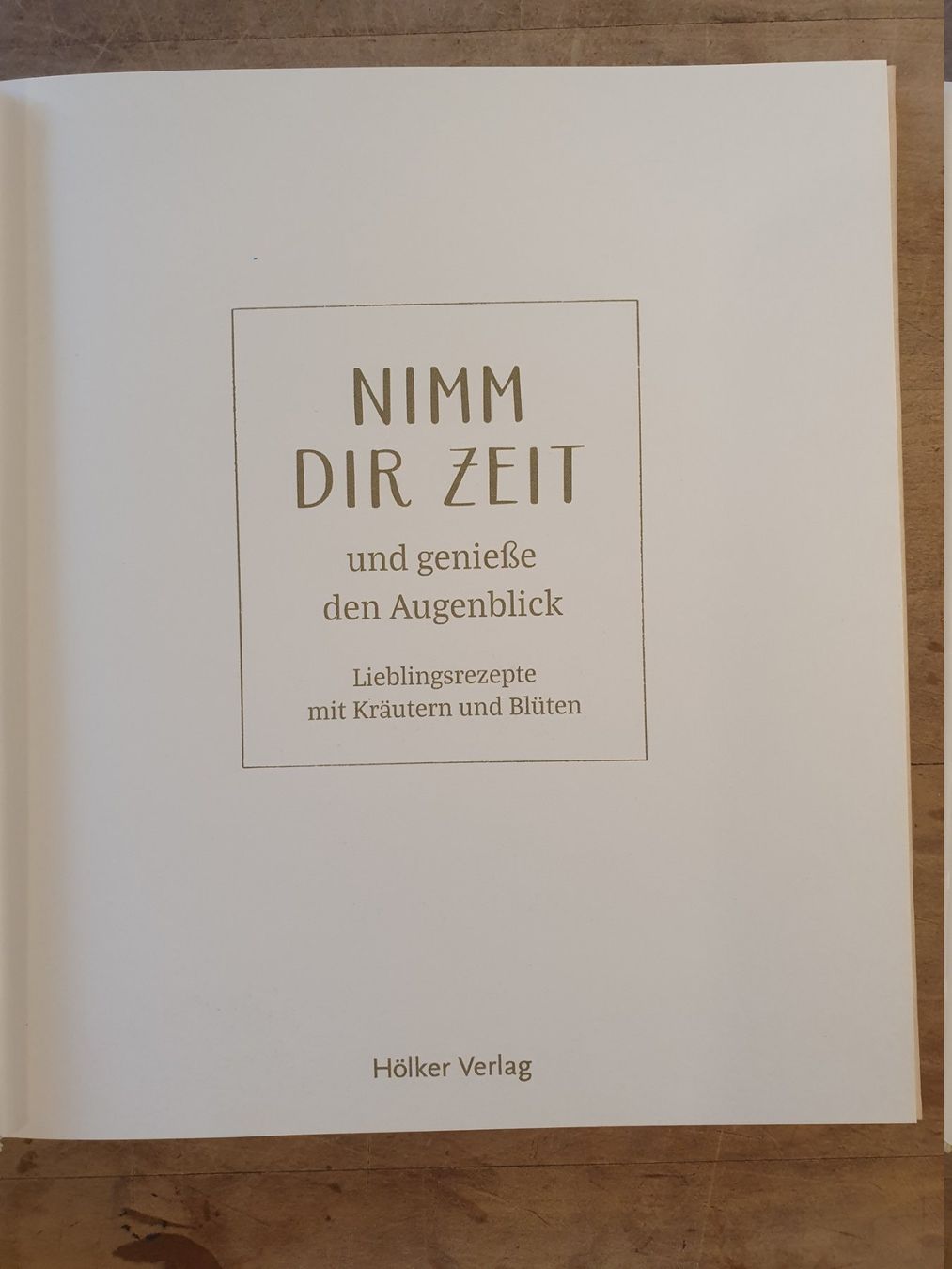 Libri: Nimm dir Zeit Hölker – Usato da Zürich venduto da loosebone 1