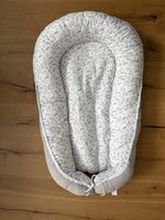 Babynest Ullenboom weiss beige mit Blättermuster gebraucht
