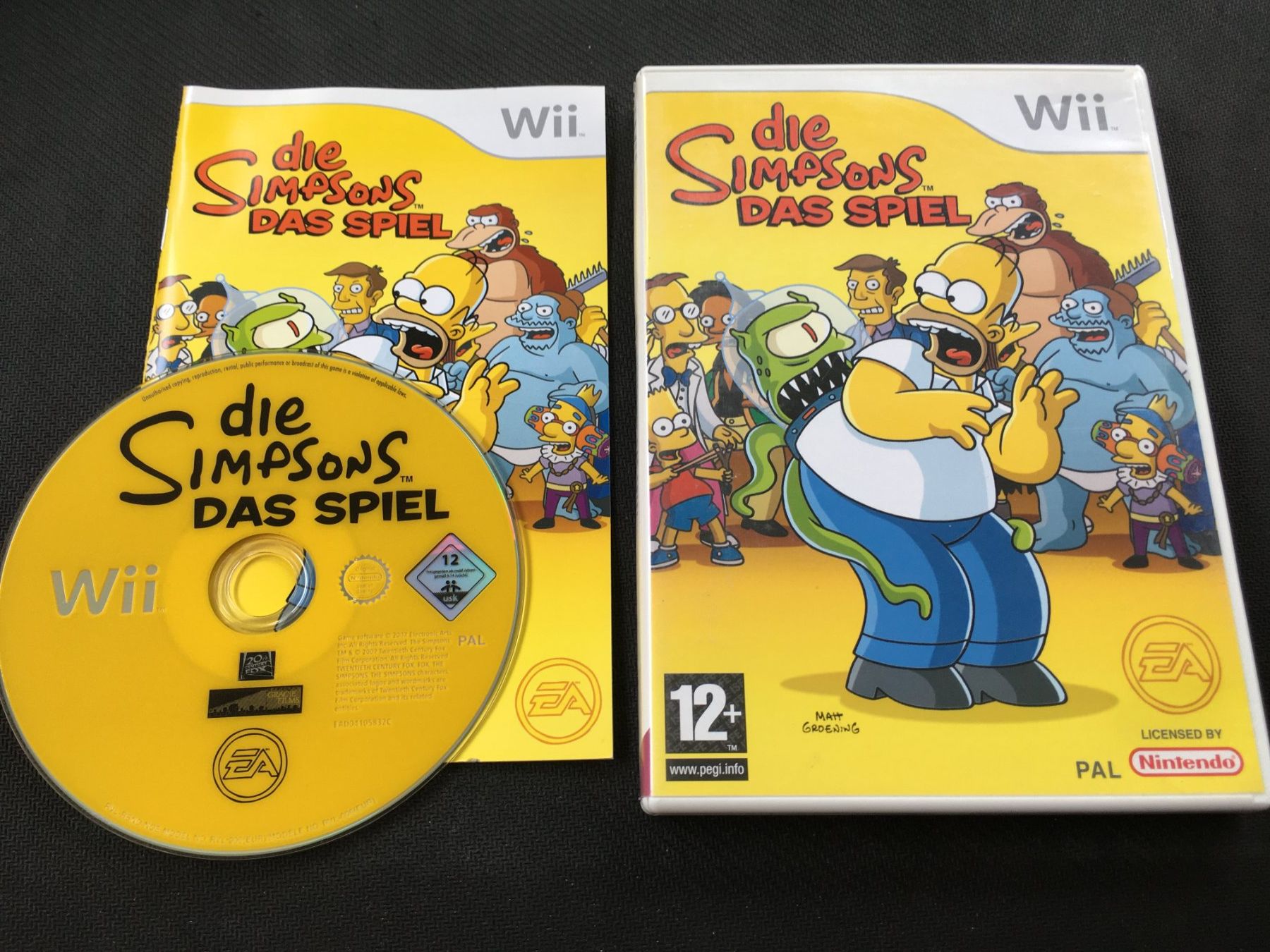 Nintendo Giochi: Die Simpsons Das Spiel - Nintendo Wii – Usato da St.Gallen venduto da Punktchen01