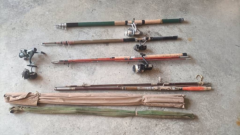 Daiwa Canne da pesca: Lot de cannes et moulinets de pêche – Usato da Pampigny venduto da Calypso06