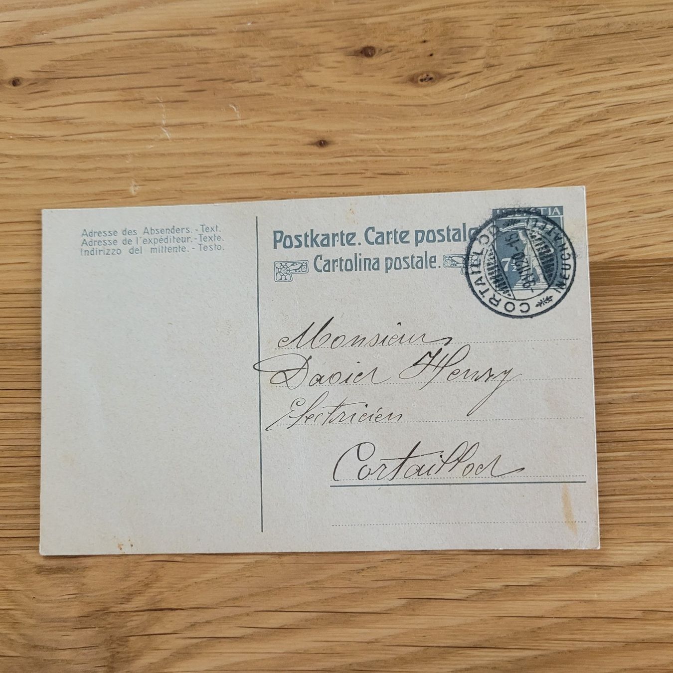 Tous les timbres: GS Cortaillod 1920 – D'occasion à Biel/Bienne par Destockweb