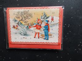 Mini Adventskalender im Vintage-Stil, Neu & Originalverpackt