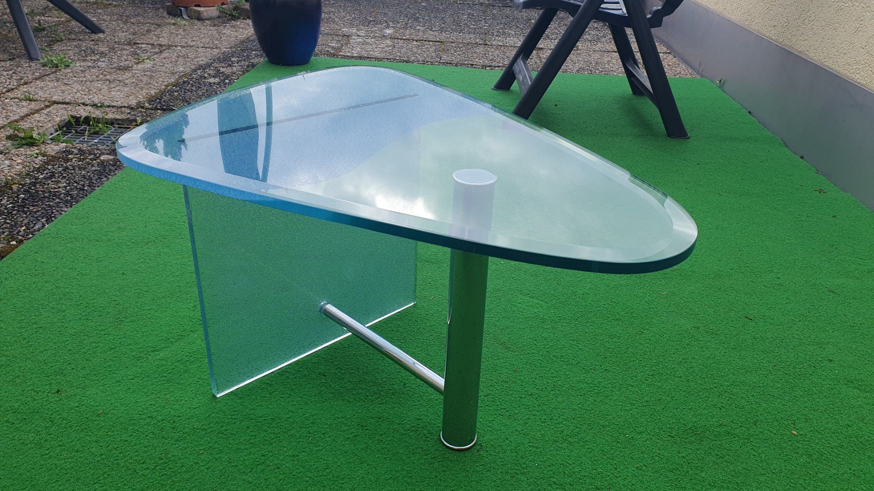 Murano Tische: Wunderschöner Design-Couchtisch aus Muranoglas - Venedig – Gebraucht aus Gattikon von Swissmedia 2