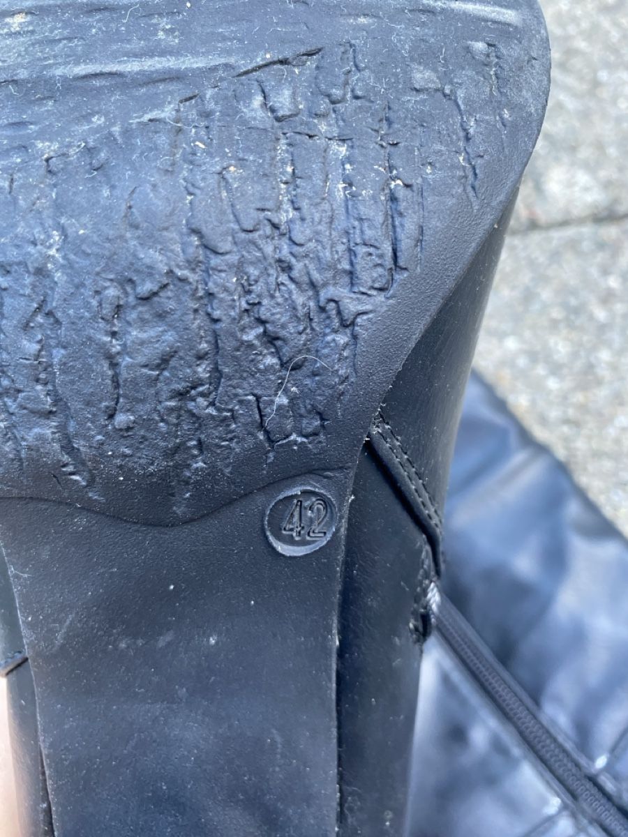 Scarpe da donna: Stiefel mit Absatz, Catwalk, Echtleder – Usato da Biberstein venduto da koempossible 3