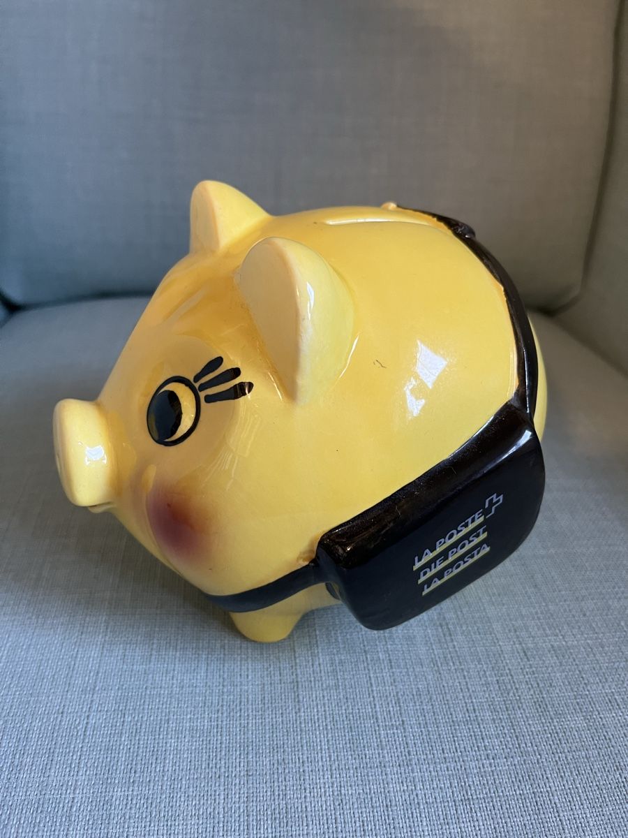 Salvadanai: Sparschwein Die Post gelb – Usato da Fischingen venduto da nat_9qn7