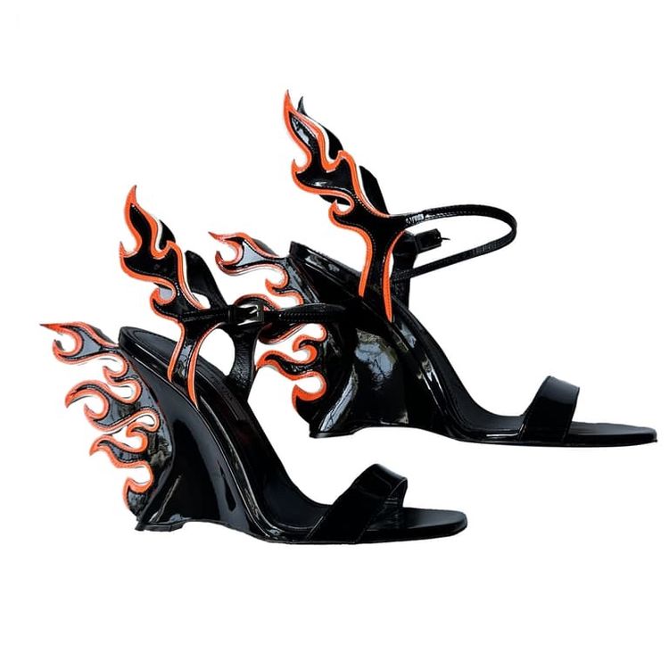 Prada store talon flamme