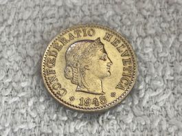 5 centimes/rappen 1945