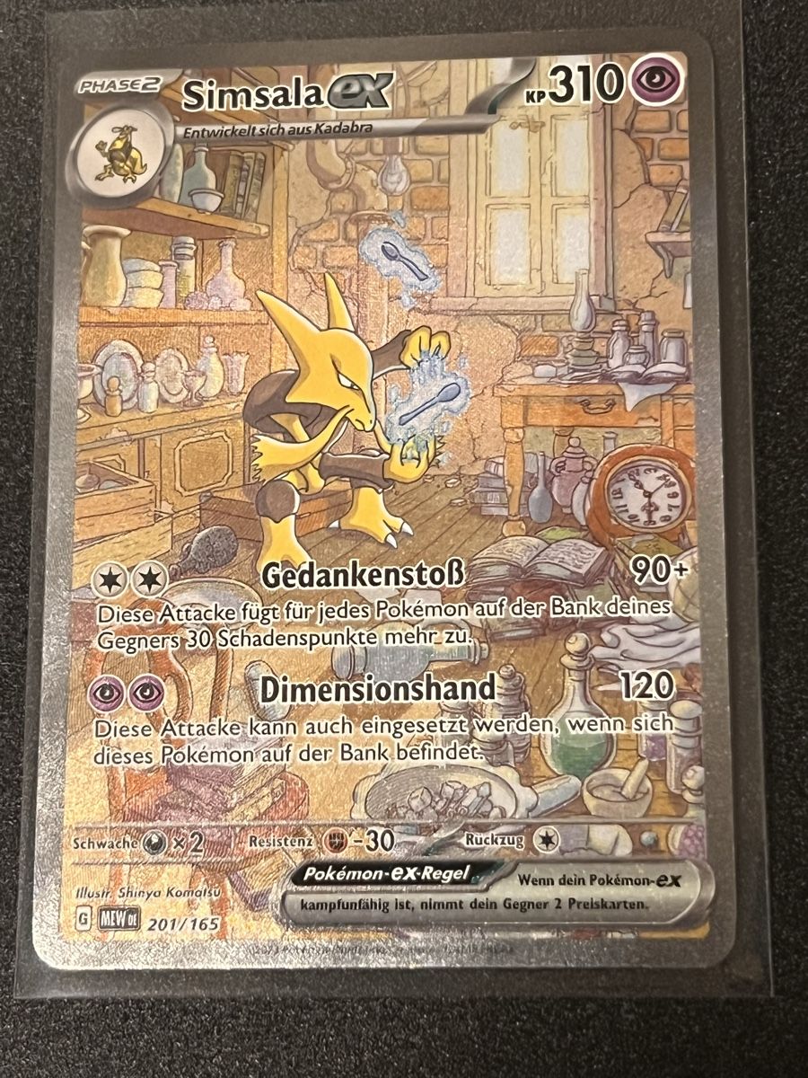 Pokémon Cartes à collectionner: Simsala Ex - 151 - DE – D'occasion à Stallikon par clemzou