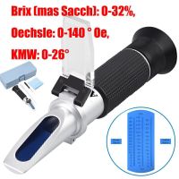 Refraktometer/Oechsle- Wein Winzer Bier Mostwaage Brix0-32%