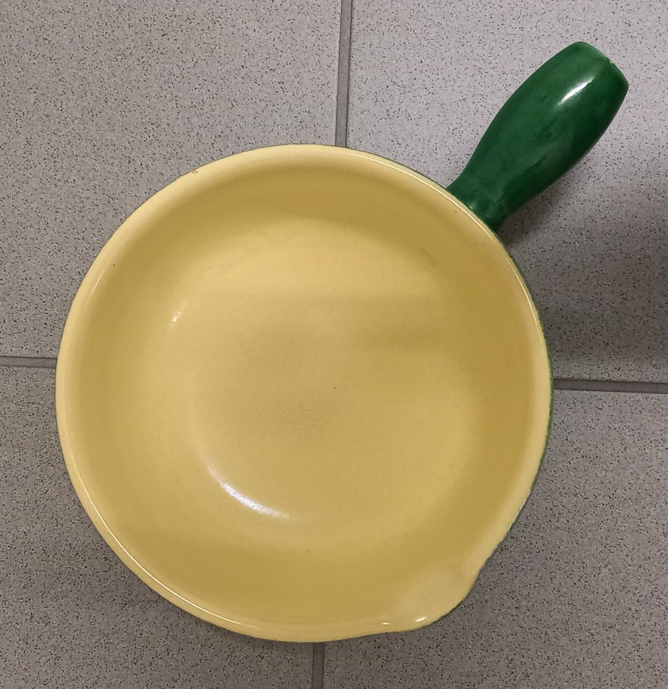 *KÄSE - FONDUE - CAQUELON* DM 20/H 8/STIEL/9/GEBR./KL.DEFEKT (Gebraucht ...