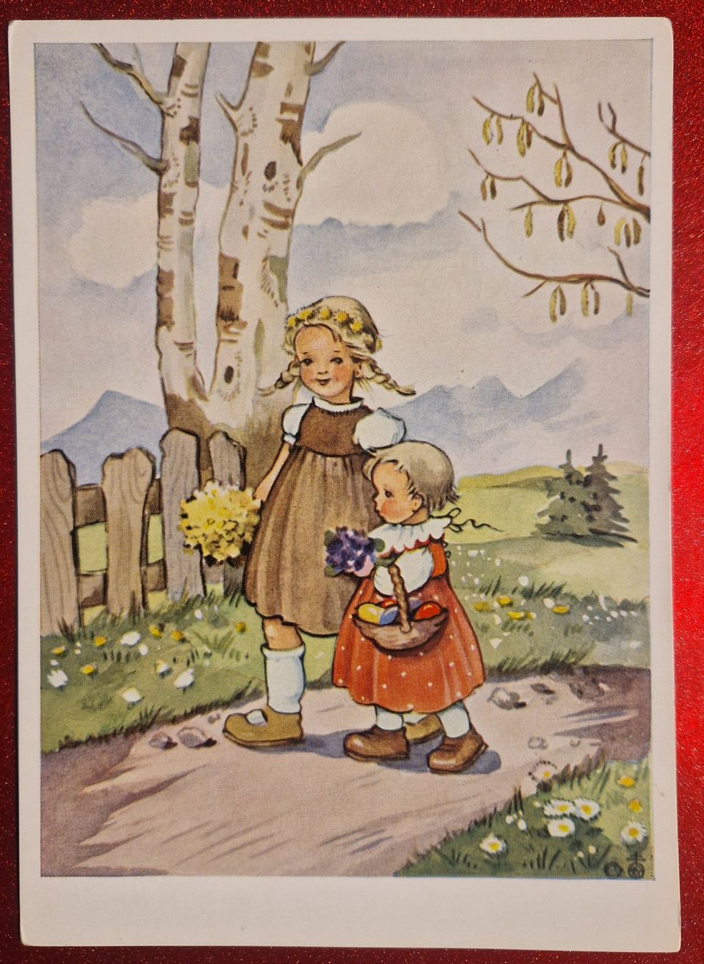 Cartoline postali: Die ersten Blümchen alt – Usato da Melchnau venduto da Arthurius