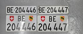 3 er Set Kontrollschilder Fortlaufend!