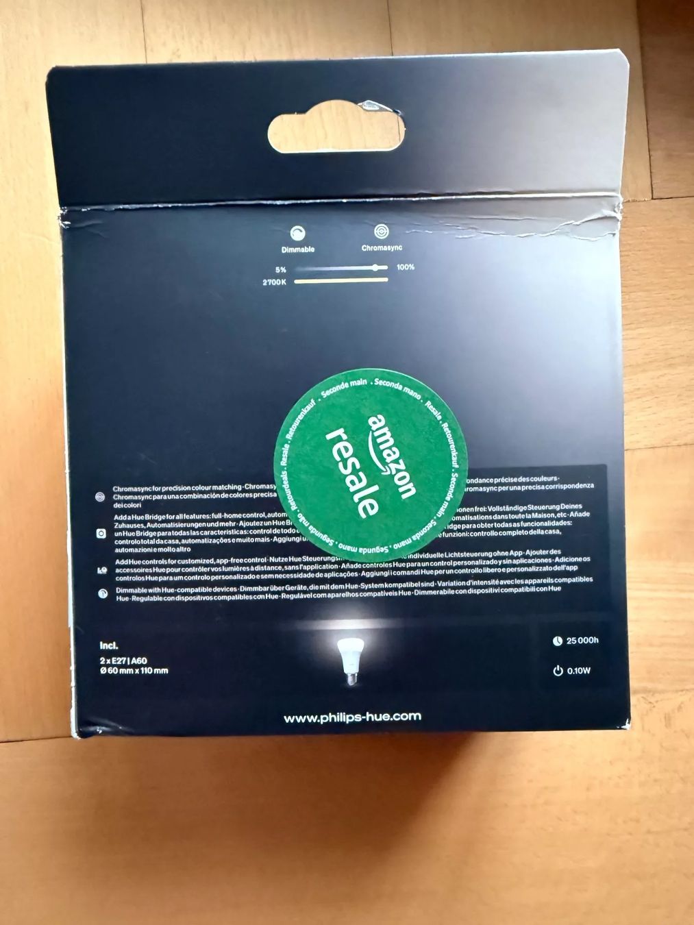 Philips Lampade: Philips Hue E27 1100 Weiss – Nuovo e nell'imballaggio originale da Zürich venduto da Orestess 1