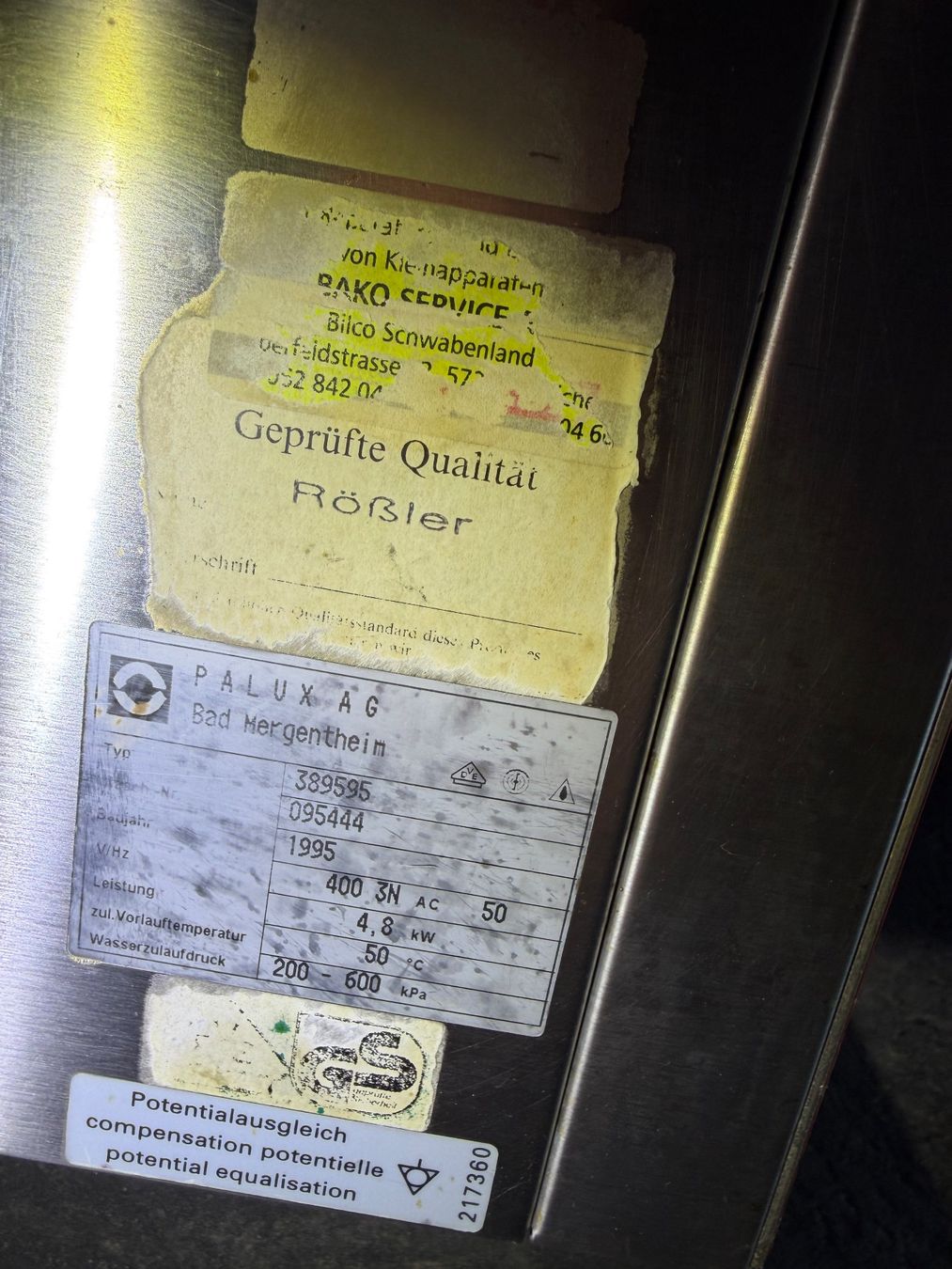 Appareils de cuisine: Palux Varioplus 523 Heissluft Dämpfer – D'occasion à Wetzikon ZH par Billikon 1