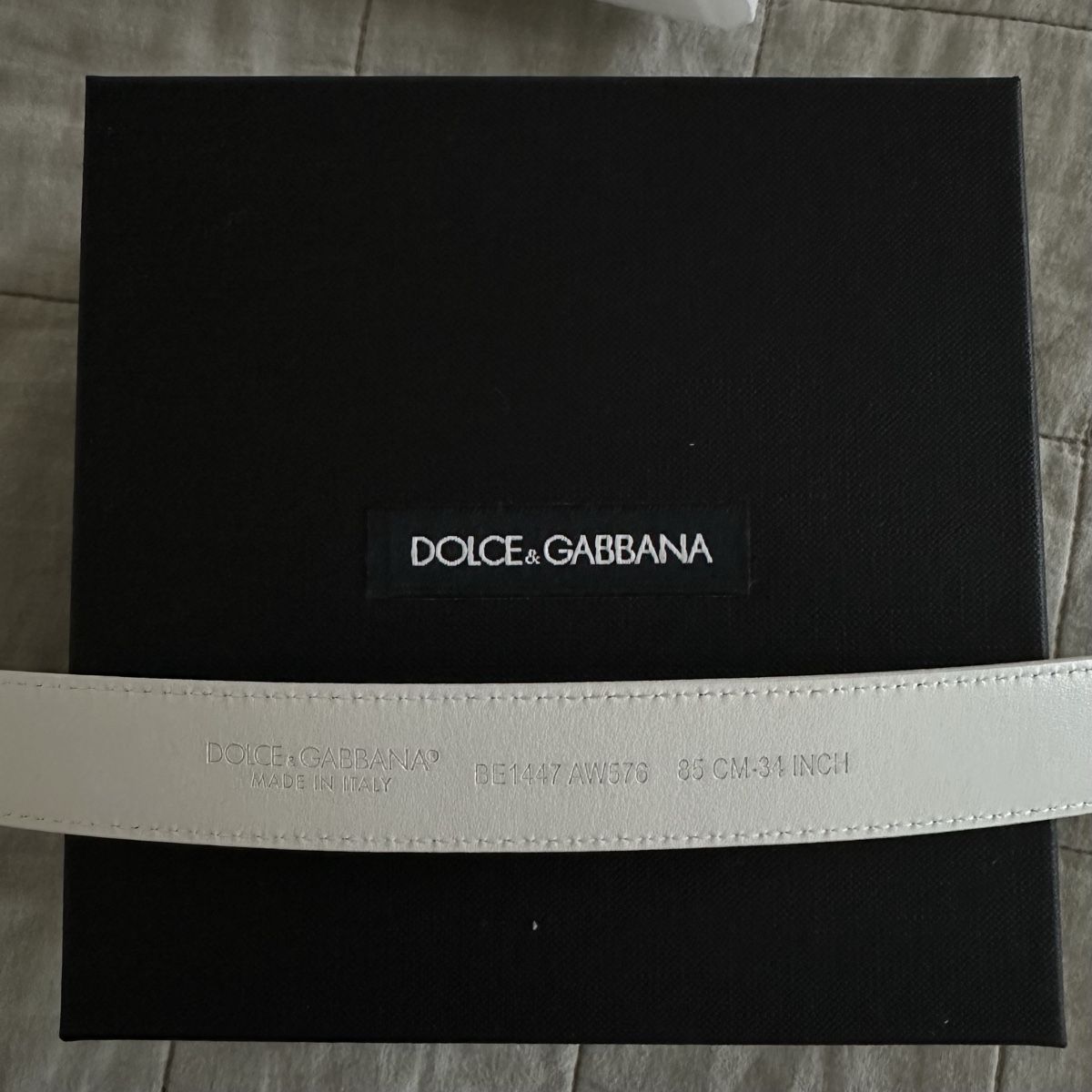 Dolce & Gabbana Cinture: Dolce Gabbana Gürtel Weiss – Nuovo (secondo la descrizione) da Zürich venduto da Nomase10. 5