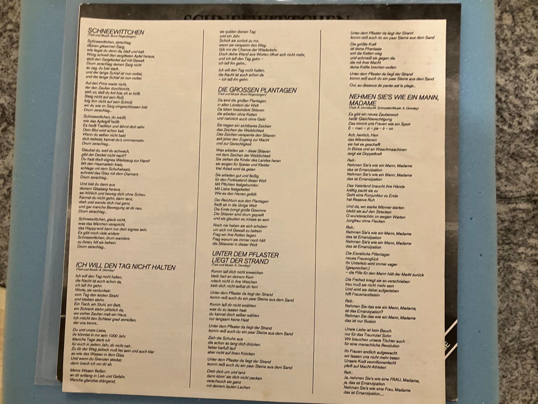 Dischi in vinile: Schneewittchen – Usato da Aarwangen venduto da Jukebox3 4