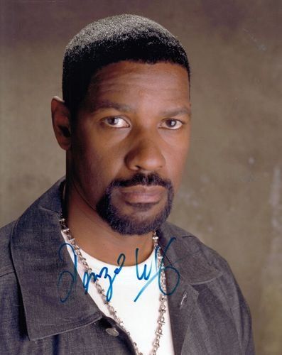 Autogramme: Denzel Washington - orig. sign. Grossfoto – Gebraucht aus Egg b. Zürich von Dbunny