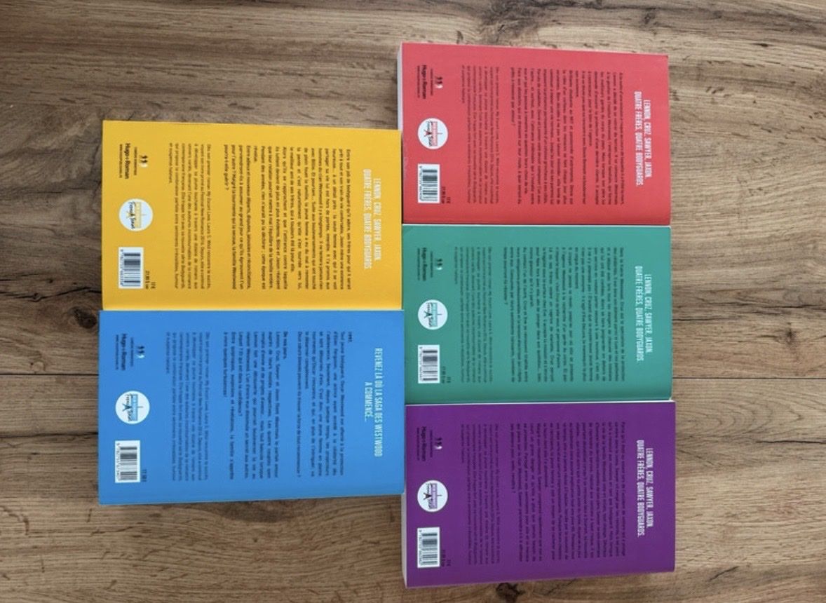 Livres: Saga Bodyguards complète - tome 1,2,3,4,5 format broché – D'occasion à Bulle par val_gs57 1