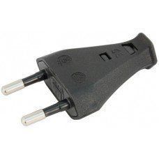 Fiches d'alim.: Stecker T26 schwarz 2,5A – Neuf avec emballage d'origine à Villmergen par Elektro-Mueller 1