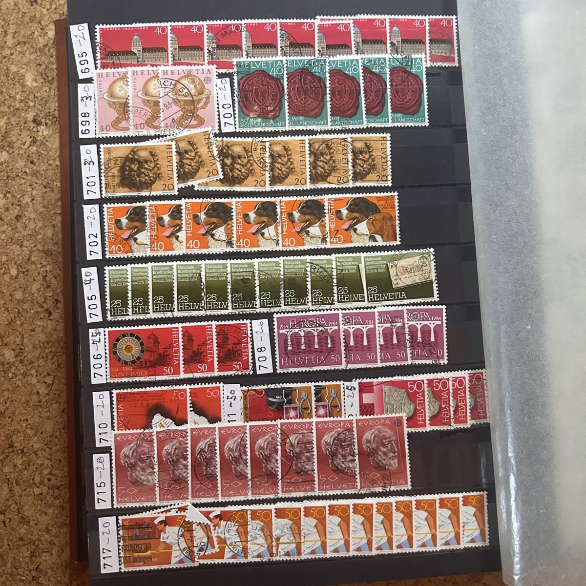 Tutti i francobolli: Schweizer Briefmarken Sammler (schweiz) – Usato da Laufen venduto da belleskulptur 2