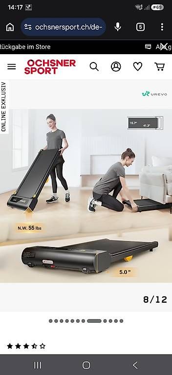 Hometrainer: Laufband – Usato da Frauenfeld venduto da Sommer30714 1