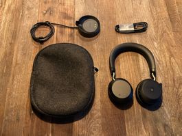 Jabra Evolve 2 75 Kopfhörer inkl. Ladestation + Case Set