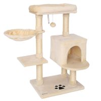 Kratzbaum Katzenbaum Katzenmöbel 93cm Höhle Liegemulde Bett