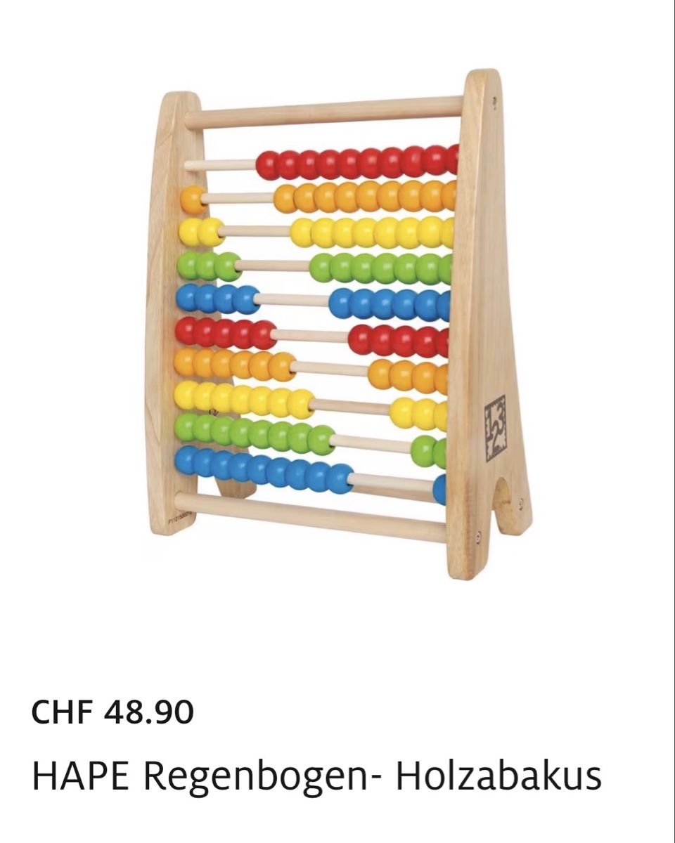 Spielzeuge: HOLZ ABAKUS🌺NЕU💥 – Neu und originalverpackt aus Adliswil von Moroz173