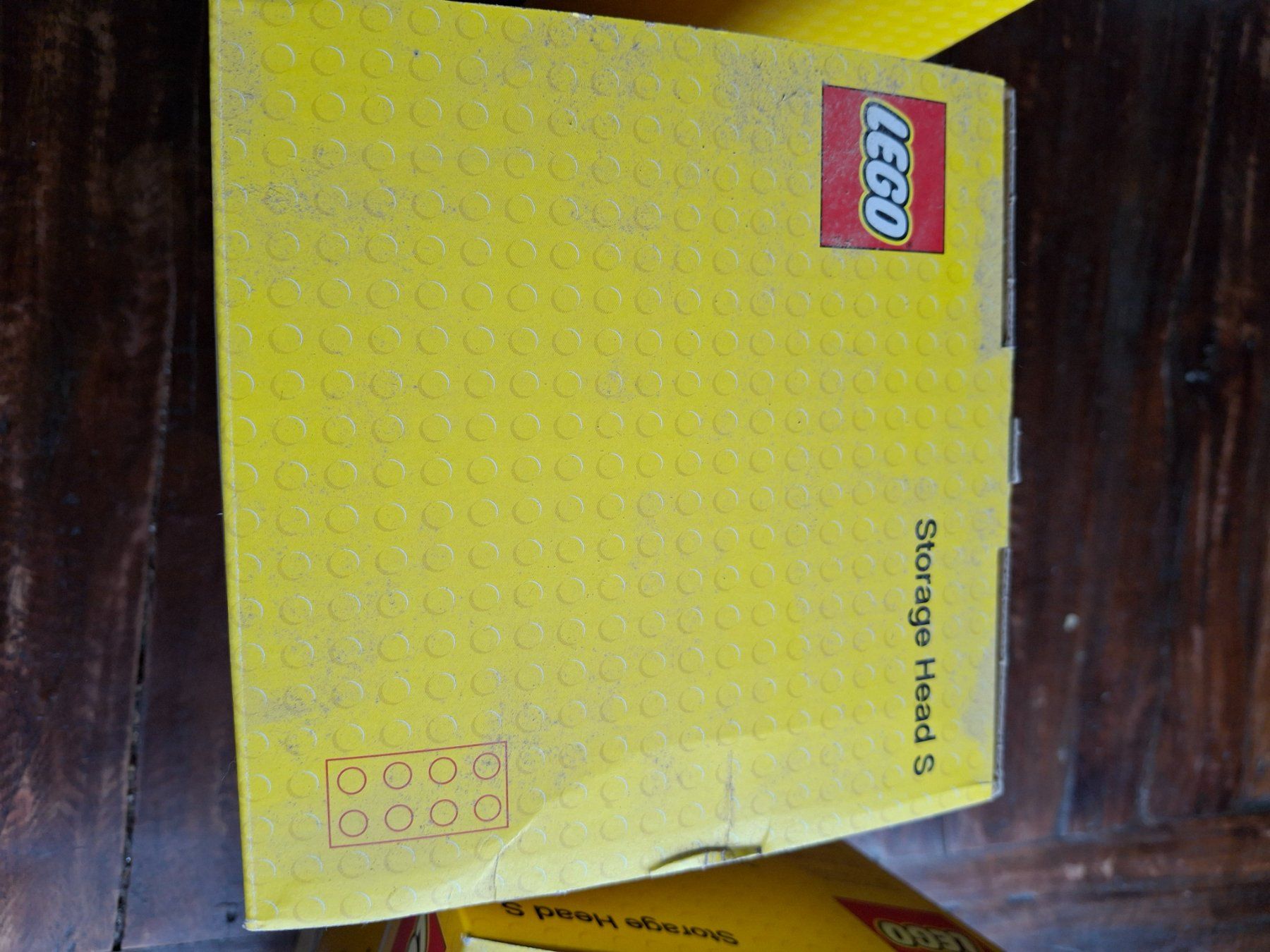 Lego Giocattoli: 3 lego storage head s, Aufbewahrungsbox – Usato da Kölliken venduto da art-deko 1
