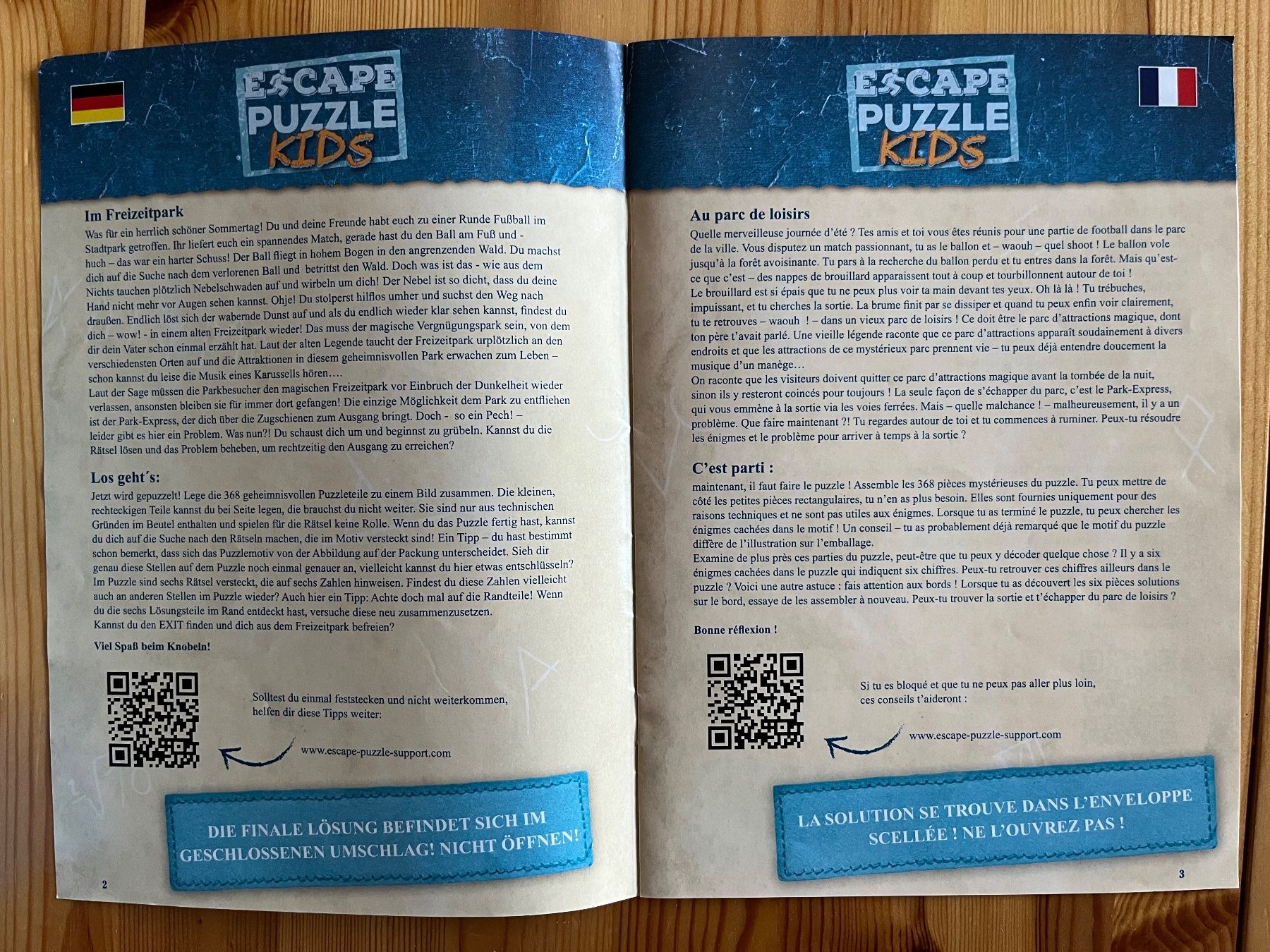 Ravensburger Puzzle: Ravensburger Escape Puzzle Kids" Im Freizeitpark" – Usato da Zürich venduto da Gurkis 4