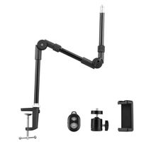 Flexible Halterung mit Kugelkopfadapter für den Schreibtisch