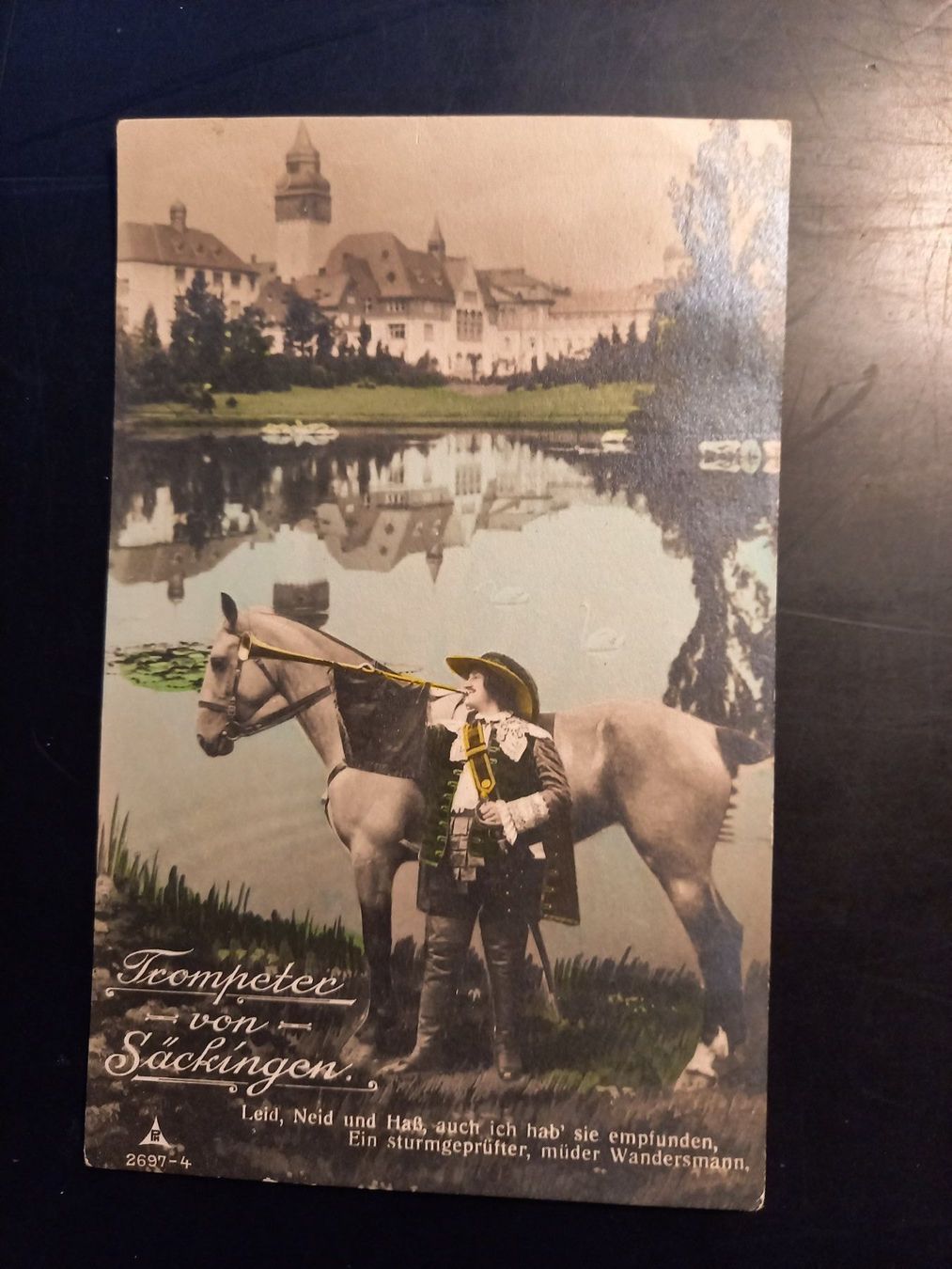 Cartoline postali: AK Trompeter von Säckingen – Usato da Herzogenbuchsee venduto da Herkules9