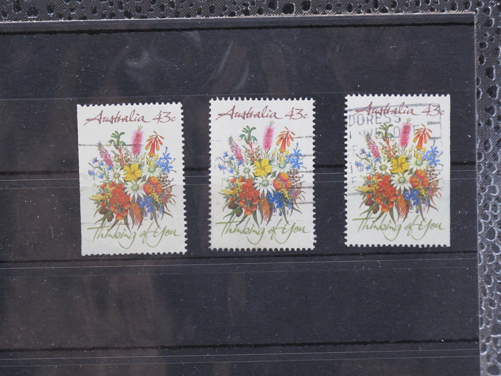 Tutti i francobolli: Australia 1990 Thinking of You gest. – Usato da Wil SG venduto da fva01