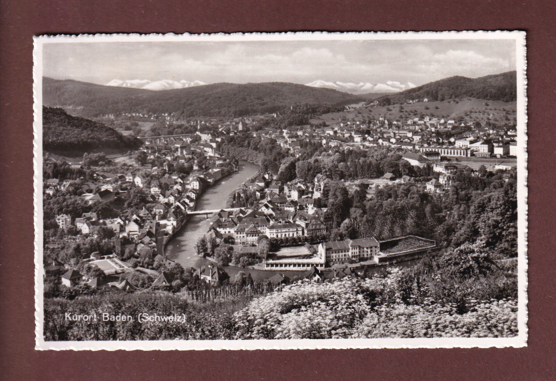 Cartoline postali: BADEN - 1954 – Usato da Pully venduto da nicecards-shop