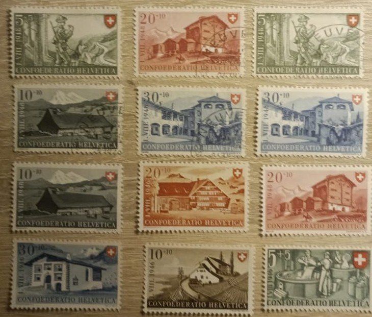 Tutti i francobolli: Lote sellos Suiza – Usato da Stein am Rhein venduto da tom_fq6v