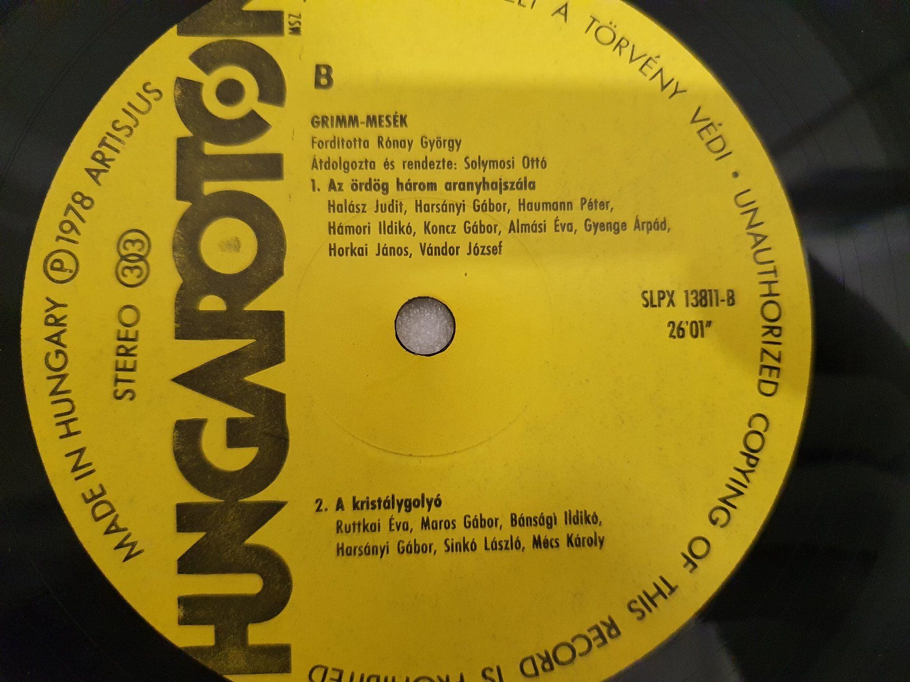 Dischi in vinile: Grimm-Mesék – Usato da Uster venduto da Vinyl-Leidenschaft 6