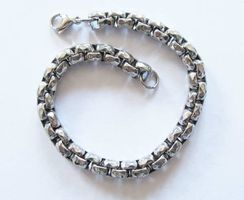 Edelstahl Chromstahl Armband 220 x 6 mm